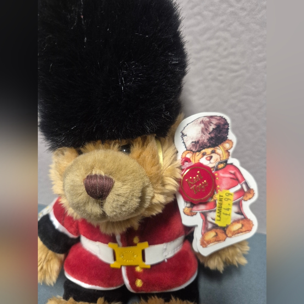 Vintage Keel Toys Guardsman Teddy Bear Plush with Original Tags
